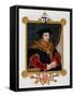 Portrait of Sir Thomas More (1478-1535) from "Memoirs of the Court of Queen Elizabeth"-Sarah Countess Of Essex-Framed Stretched Canvas