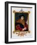 Portrait of Sir Thomas More (1478-1535) from "Memoirs of the Court of Queen Elizabeth"-Sarah Countess Of Essex-Framed Giclee Print