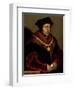 Portrait of Sir Thomas More (1478-1535)-Hans Holbein the Younger-Framed Giclee Print