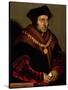 Portrait of Sir Thomas More (1478-1535)-Hans Holbein the Younger-Stretched Canvas