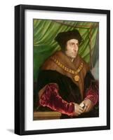 Portrait of Sir Thomas More-Hans Holbein the Younger-Framed Giclee Print