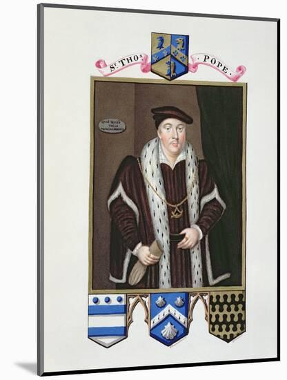 Portrait of Sir Thomas Pope-Sarah Countess Of Essex-Mounted Giclee Print