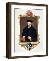 Portrait of Sir Thomas Smythe from "Memoirs of the Court of Queen Elizabeth," Published in 1825-Sarah Countess Of Essex-Framed Giclee Print