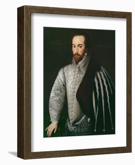 Portrait of Sir Walter Raleigh-null-Framed Giclee Print