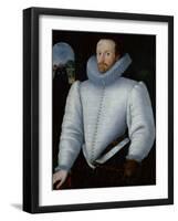 Portrait of Sir Walter Raleigh-Robert, the Elder Peake-Framed Giclee Print