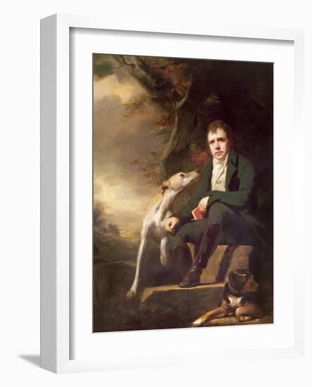 Portrait of Sir Walter Scott and His Dogs-Sir Henry Raeburn-Framed Giclee Print