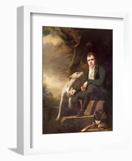 Portrait of Sir Walter Scott and His Dogs-Sir Henry Raeburn-Framed Giclee Print