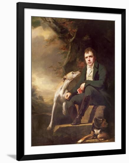 Portrait of Sir Walter Scott and His Dogs-Sir Henry Raeburn-Framed Giclee Print