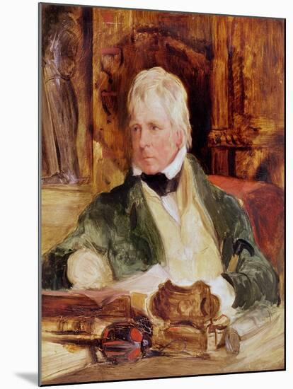 Portrait of Sir Walter Scott, c.1824-Edwin Henry Landseer-Mounted Giclee Print