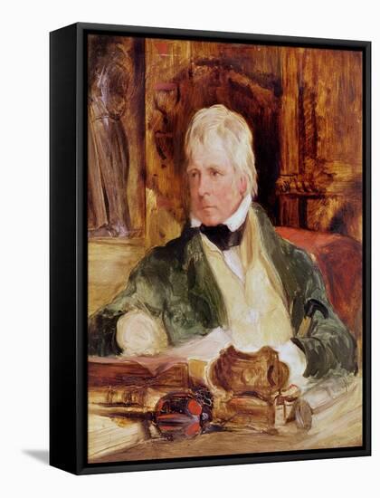 Portrait of Sir Walter Scott, c.1824-Edwin Henry Landseer-Framed Stretched Canvas