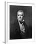 Portrait of Sir Walter Scott, Scottish Novelist and Poet-null-Framed Premium Photographic Print