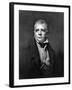Portrait of Sir Walter Scott, Scottish Novelist and Poet-null-Framed Premium Photographic Print