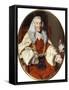 Portrait of Sir William Murray, 1st Earl of Mansfield (Enamel on Copper)-William Russell Birch-Framed Stretched Canvas