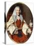 Portrait of Sir William Murray, 1st Earl of Mansfield (Enamel on Copper)-William Russell Birch-Stretched Canvas