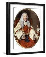 Portrait of Sir William Murray, 1st Earl of Mansfield (Enamel on Copper)-William Russell Birch-Framed Giclee Print