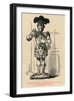 'Portrait of Sir William Wallace, from an old wood block', c1860, (c1860)-John Leech-Framed Giclee Print