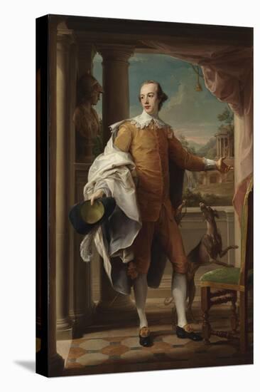 Portrait of Sir Wyndham Knatchbull-Wyndham, 1758-59-Pompeo Girolamo Batoni-Stretched Canvas