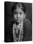 Portrait of Small Girl in Costume, Who is Native American Navajo Princess-Emil Otto Hoppé-Stretched Canvas