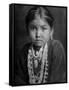 Portrait of Small Girl in Costume, Who is Native American Navajo Princess-Emil Otto Hoppé-Framed Stretched Canvas