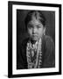 Portrait of Small Girl in Costume, Who is Native American Navajo Princess-Emil Otto Hoppé-Framed Photographic Print