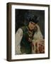 Portrait of Sofia Dragomirov, 1889-Valentin Alexandrovich Serov-Framed Giclee Print