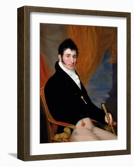 Portrait of Solomon Isaacs, Ca 1813-John Wesley Jarvis-Framed Giclee Print