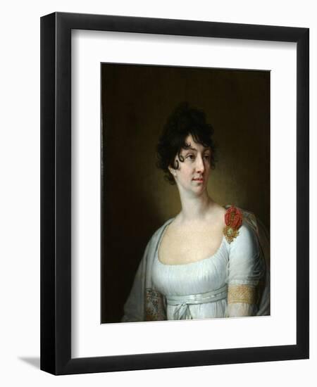 Portrait of Sophia Alexeyevna Rayevskaya, 1813-Vladimir Lukich Borovikovsky-Framed Premium Giclee Print