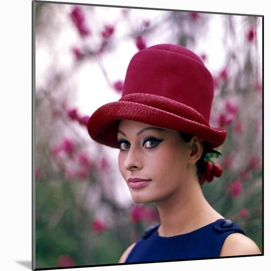 Portrait of Sophia Loren-Mario de Biasi-Mounted Photographic Print