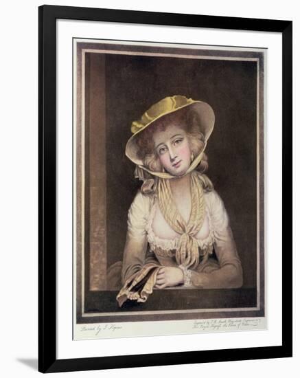 Portrait of Sophia Western-John Hoppner-Framed Giclee Print