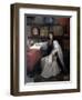 Portrait of Sor Juana Ines De La Cruz, 1750-Miguel Cabrera-Framed Giclee Print