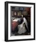 Portrait of Sor Juana Ines De La Cruz, 1750-Miguel Cabrera-Framed Giclee Print