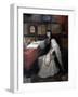 Portrait of Sor Juana Ines De La Cruz, 1750-Miguel Cabrera-Framed Premium Giclee Print