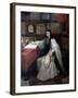 Portrait of Sor Juana Ines De La Cruz, 1750-Miguel Cabrera-Framed Giclee Print