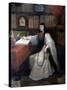 Portrait of Sor Juana Ines De La Cruz, 1750-Miguel Cabrera-Stretched Canvas