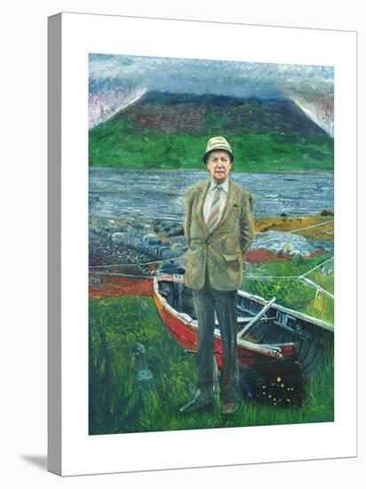 Portrait of Sorley Maclean-Peter Edwards-Stretched Canvas