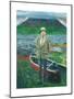 Portrait of Sorley Maclean-Peter Edwards-Mounted Giclee Print