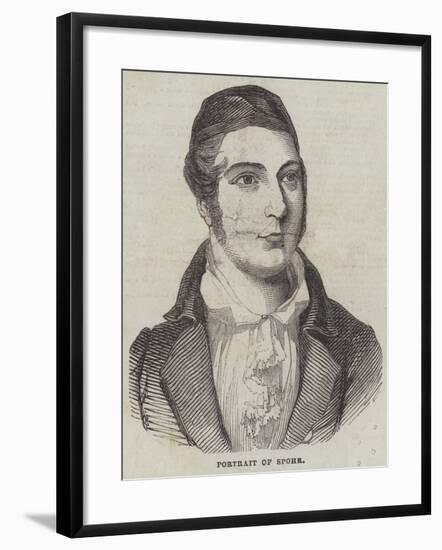 Portrait of Spohr-null-Framed Giclee Print