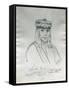 Portrait of Spokan Garry Head Chief of the Spokan Tribe-Gustav Sohon-Framed Stretched Canvas