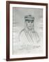 Portrait of Spokan Garry Head Chief of the Spokan Tribe-Gustav Sohon-Framed Giclee Print