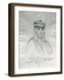 Portrait of Spokan Garry Head Chief of the Spokan Tribe-Gustav Sohon-Framed Giclee Print