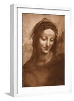 Portrait of St. Anne by Leonardo da Vinci-Bettmann-Framed Giclee Print