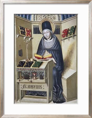 Portrait Of St Augustine Of Hippo Giclee Print Allposters Com