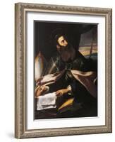 Portrait of St. Augustine of Hippo-Cecco Del Caravaggio-Framed Giclee Print