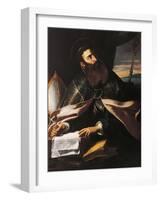 Portrait of St. Augustine of Hippo-Cecco Del Caravaggio-Framed Giclee Print