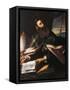 Portrait of St. Augustine of Hippo-Cecco Del Caravaggio-Framed Stretched Canvas