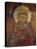 Portrait of St. Francis, C.1285 (Detail)-Giovanni Cimabue-Stretched Canvas