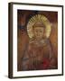 Portrait of St. Francis, C.1285 (Detail)-Giovanni Cimabue-Framed Giclee Print