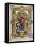 Portrait of St Mark or St Luke, 800 Ad-null-Framed Stretched Canvas