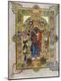 Portrait of St Mark or St Luke, 800 Ad-null-Mounted Giclee Print