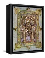 Portrait of St Matthew, 800 Ad-null-Framed Stretched Canvas